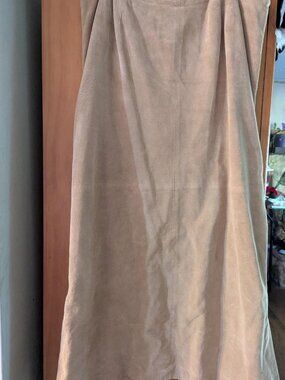 Charter Club Lower calf suede(leather) skirt Size 14